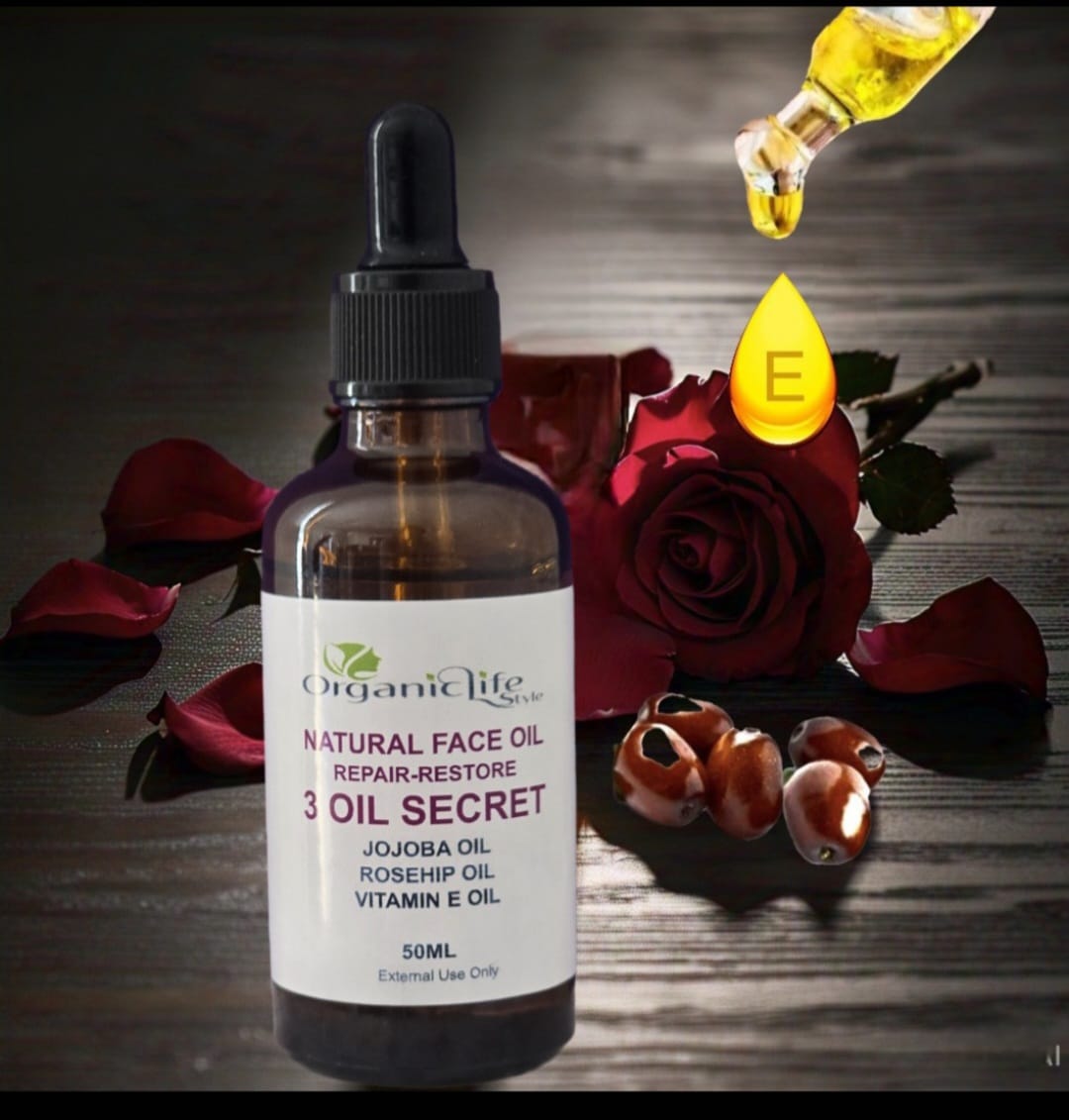 Natural Face Oil: The 3-Oil Secret for Radiant & youthful Skin