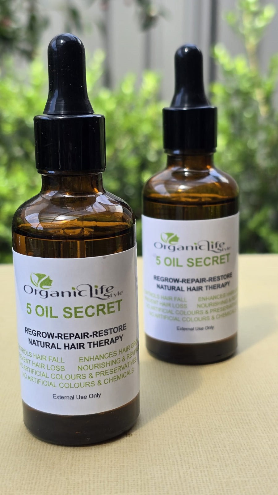 Hair Regrow Miracle Oil, 5 Oil Secret Coconut, Batana, Argan, castor, Rosemary