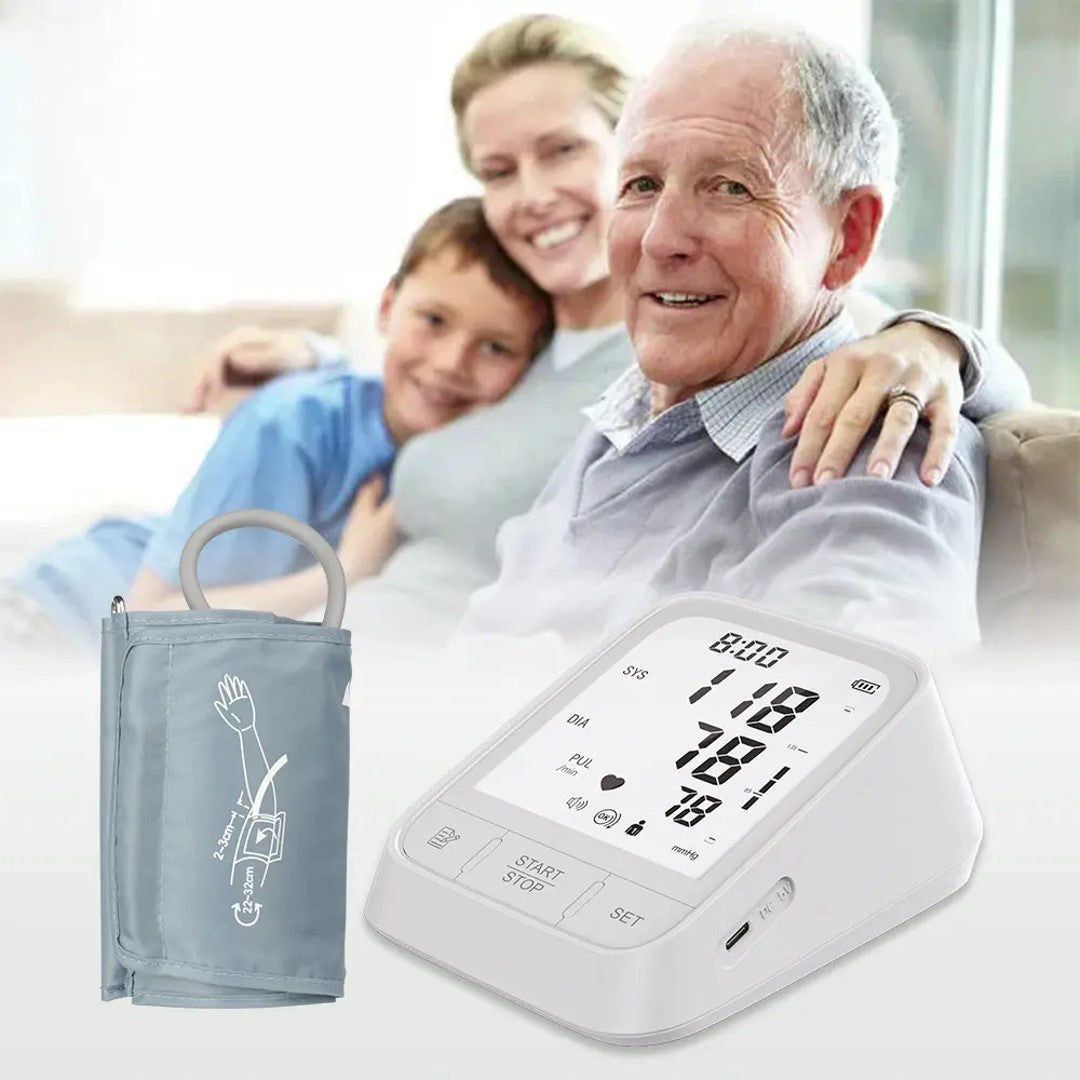 Automatic Upper Arm Blood Pressure Monitor  Smart, Compact & Easy to Use