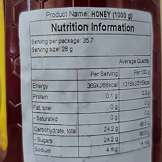PURE NATURAL HONEY