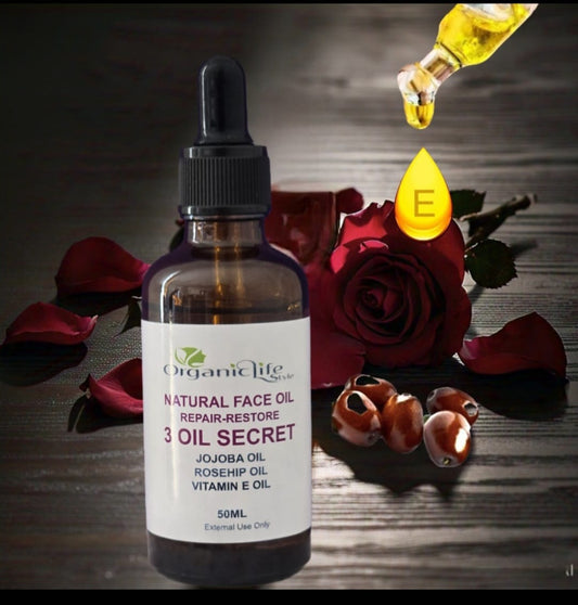 Natural Face Oil: The 3-Oil Secret for Radiant & youthful Skin
