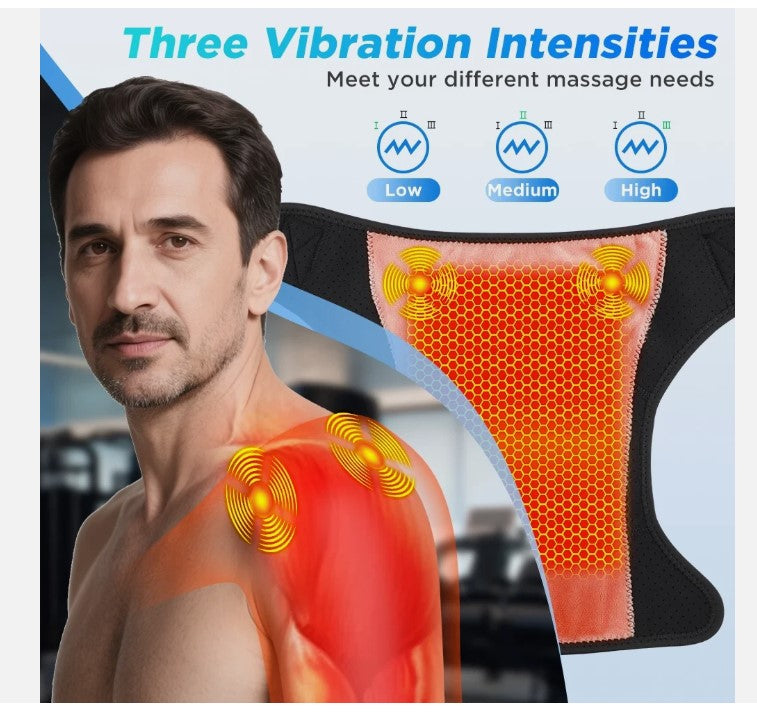 Wireless APP-Controlled Electric Heating Shoulder and Knee Massager